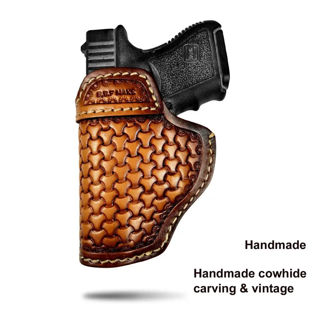 Bullseye SemiAutomatic Holster Leather Only 10 Pack