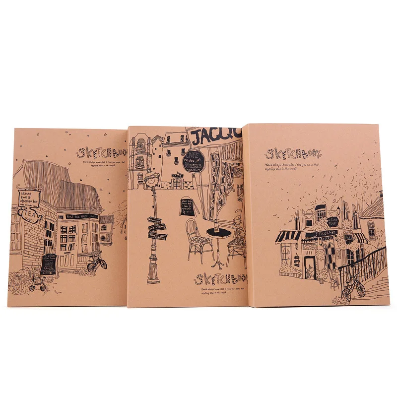 

& Sketch Paper Picture Sketch Basis Student B5 Hand Watercolor Blank Exercise Book Painting Notebook