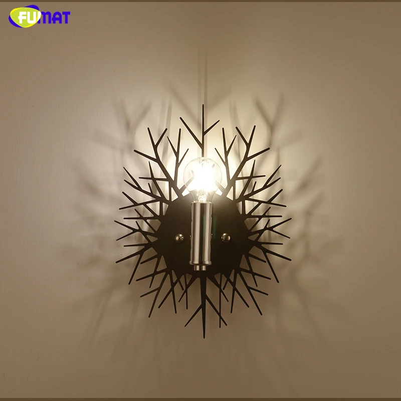 

FUMAT Modern Nordic Wall Lamps Ghost Shadow Metal Wall Lamps Sconce Living Room Bedside Bedroom LED Art Wall Lights
