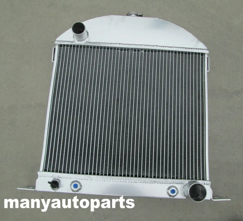 Custom ALUMINUM RADIATOR for Ford model A chopped w//Chevy engine 1928-1931