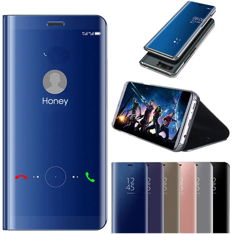 Флип Прозрачный зеркальный чехол для LG V30 V40 чехол Роскошный умный прозрачный вид Флип-подставка кожаный чехол для LG V30 чехол для телефона LG V40 чехол