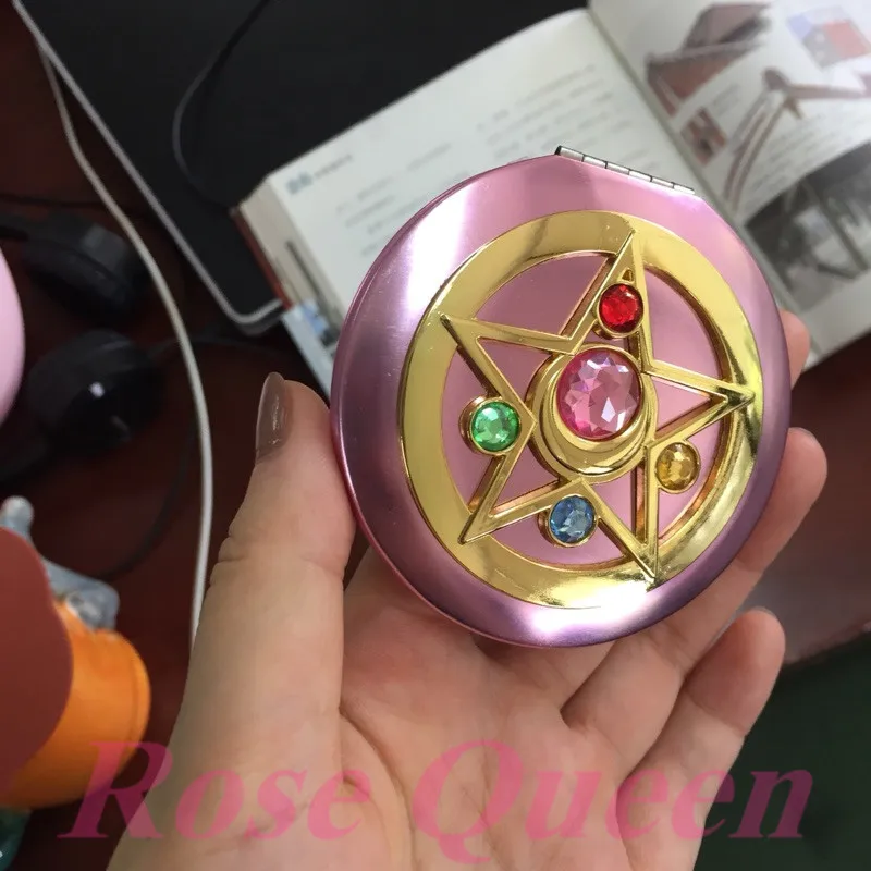 Японский Амин Сейлор Мун Лунная память серии кристалл звезда косметический макияж сложенный зеркальный Чехол Коробка рождественские подарки