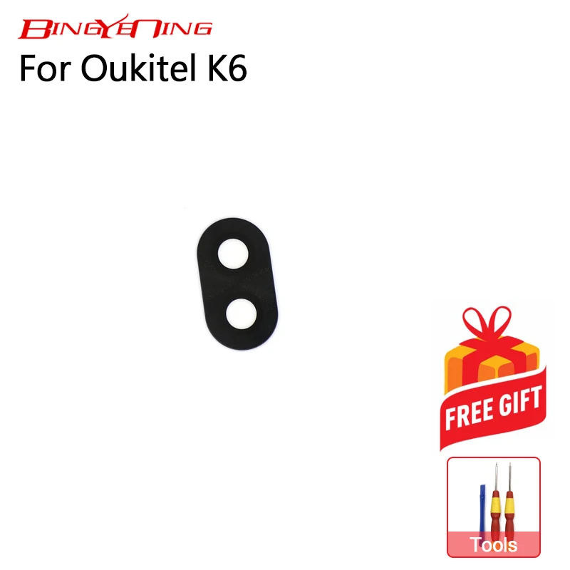 

BingYeNing For Oukitel K6 Rear back Camera Glass Screen Protector Back Camera Clear Protective Film