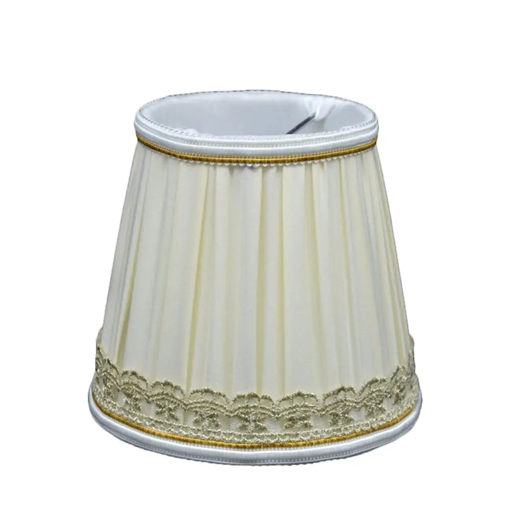 

Retro Cloth Lampshade Chandelier Wall Lamp Candle Light Cover Home Holiday Decor