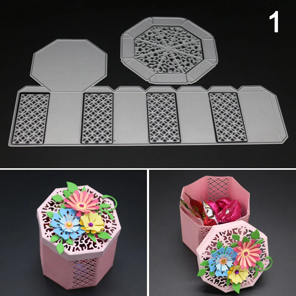 Прекрасный Горячий DIY из углеродистой стали конфеты коробка штампы шаблон для формовки и ручной резки украшения скрапбукинга ремесло штамп XH8Z AU16