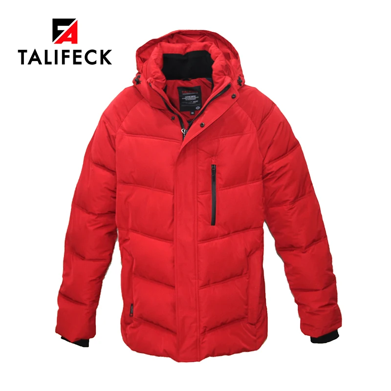Talifeck Новинка 2017 года Для мужчин зимние куртки Повседневное теплое пальто плюс