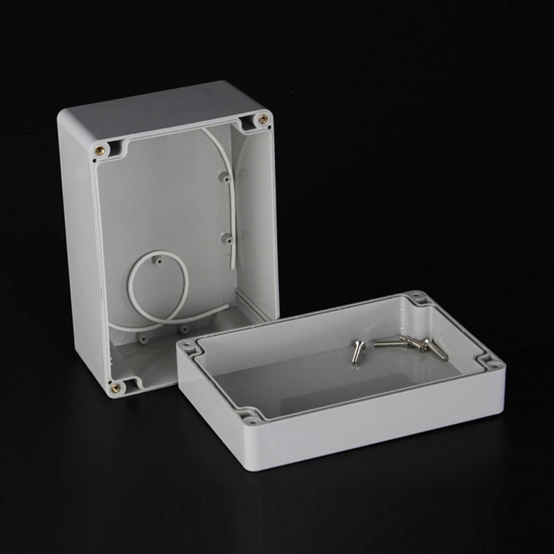 160x110x90 мм пластиковая электронная коробка для проекта серый корпус для самостоятельной сборки инструмент чехол электрические принадлежности 160*110*90 мм