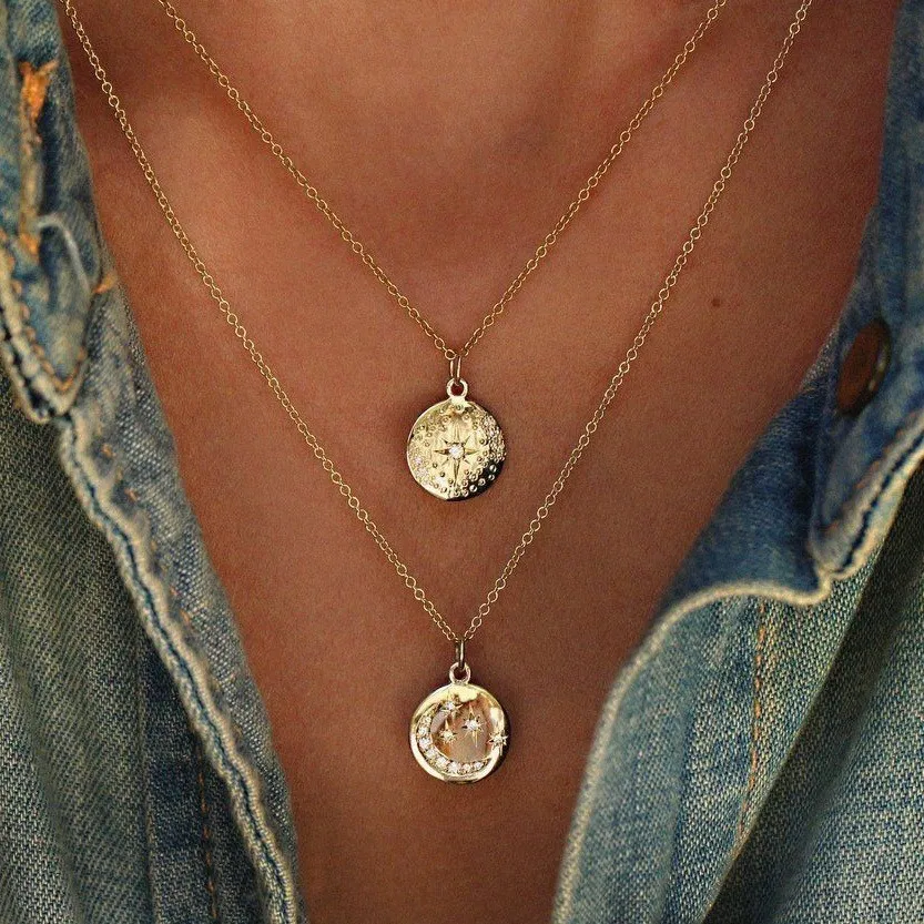 Модное ожерелье s& Кулоны, винтажное многослойное ожерелье-чокер для женщин, макси-воротник, колье, Женские Ювелирные изделия, аксессуары - Окраска металла: Type 5