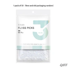 50 шт./упак. одноразовые ультра-тонкий зубные нити палка для ухода за межзубным пространством щетка-зубочистка очистки Уход за полостью рта гигиены Семья Портативный