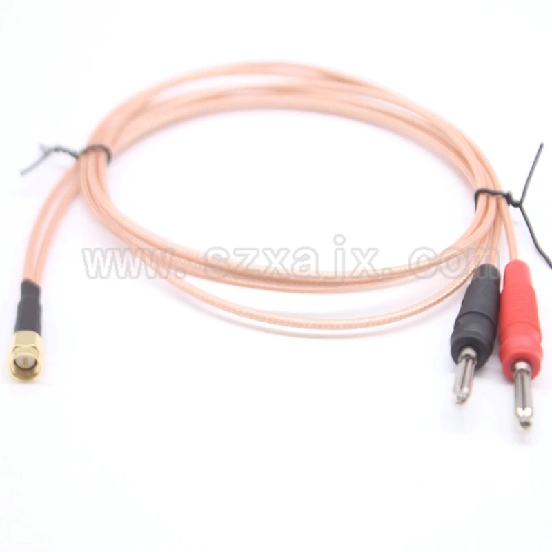 

xin an ji xin 1M Banana to SMA cable SMA male to Dual Double Banana Plug Test Probe Cable Cable 4mm connector Free shipping