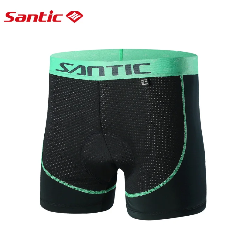 Santic, короткие, Cycliste Homme, анти-пот и быстросохнущие, MTB шорты, Cuissard Velo Homme Pro, гелевые, короткие, vtt WM7C06020 - Цвет: WM7C06020