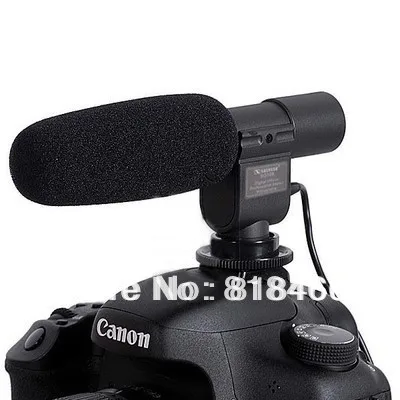 Микрофон SG-108 обрез микрофон видео для Canon 5D Mark II 7D 60D T3i 50d 60d 70d nikon d3100 d3200 d5300 d3300