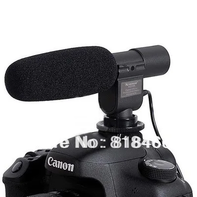 Микрофон SG 108 Короткий пистолет микрофон видео для Canon 5D Mark II 7D 60D T3i 50d 60d 70d nikon d3100
