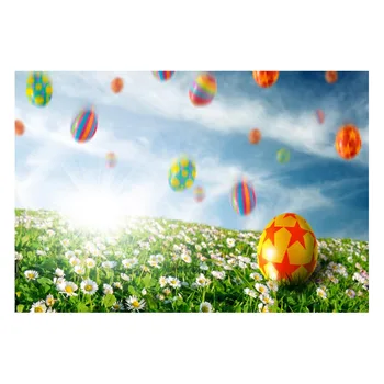 

Hot Balloon photography backdrops fotografia Photocall Easter photographic backgrounds for child photo studio accessories GE-149