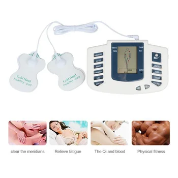 

droppship Electrical Stimulator Muscle Massager Slipper Electrode Pads Body Relax Pulse Tens Acupuncture Therapy Digital Machine MFJ99