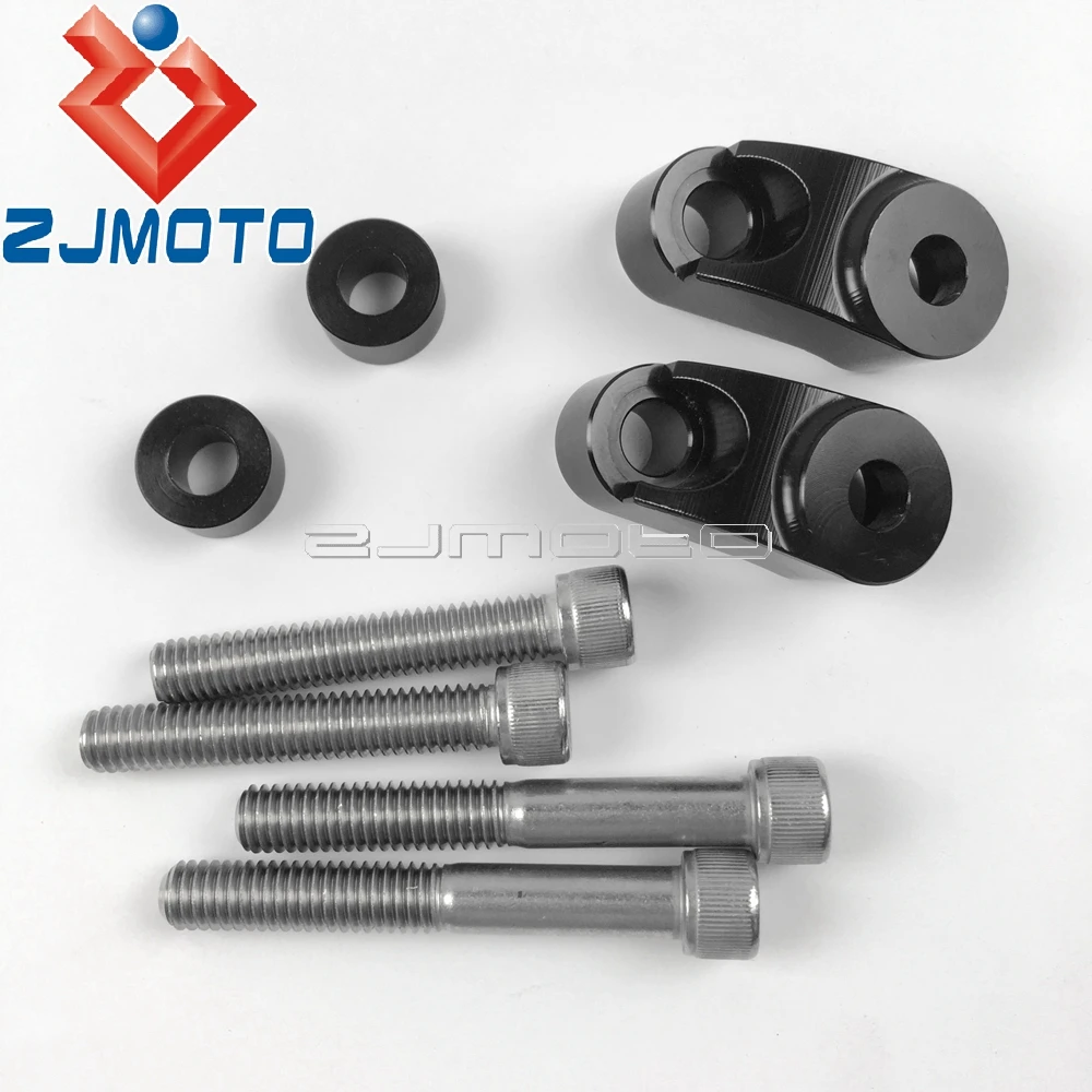 

Motorcycle 39-49mm Fork Front Turn Signal Relocation Kit For Harley Low Rider 1987-2000 Dyna FXD 1991-2005 Sportster 1987-2007