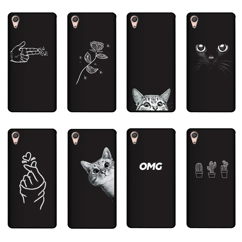 Soft Silicone For Sony Xperia X Performance Cover Painting Cases Dual F8132 Case Pattern Coque | Мобильные телефоны и