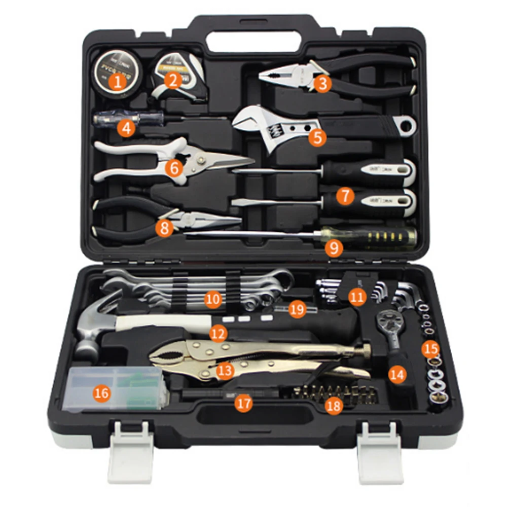 112 шт набор ключей с храповым механизмом для ремонта автомобиля ручной инструмент для дерева набор ключей Набор авто инструментов