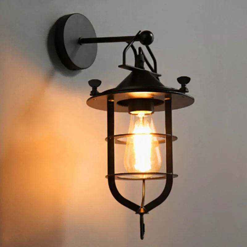 Vintage Wall Lamps Industrial Sconce Wall Lights Iron Wandlamp For Storefront Bedroom Light Fixtures Retro bedroom lights lamp Vintage Wall Lamps Industrial Sconce Wall Lights Iron Wandlamp For Storefront Bedroom Light Fixtures Retro bedroom lights lamp