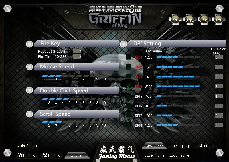 T Wolf 8 Button Mouse