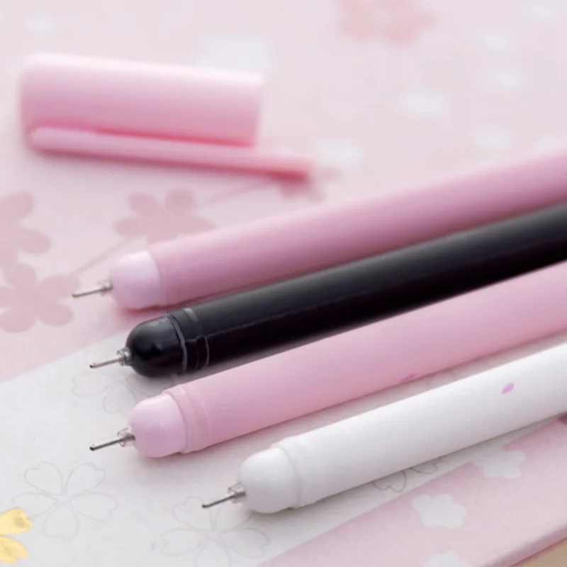 3 шт японская вишневая розовая гелевая ручка Kawaii креативные ручки для письма для девочек Подарки офисные канцелярские принадлежности Школьные принадлежности