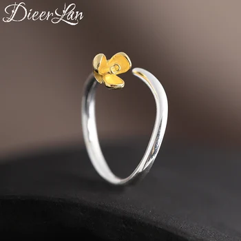 

Elegant Bohemian 925 Sterling Silver Big Flower Rings for Women Wedding Bridal Vintage Antique Ring Girl Gift Anillos