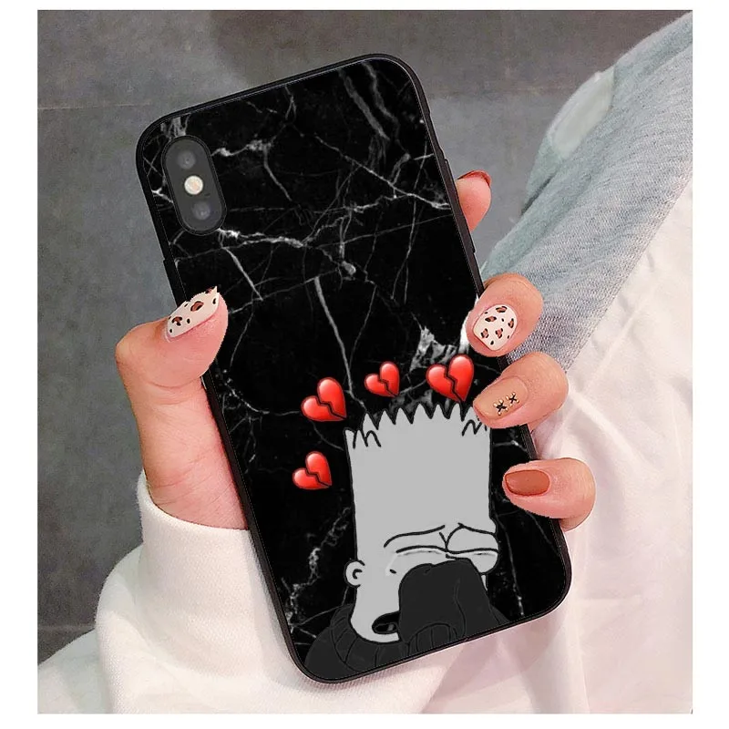 Модный мягкий ТПУ чехол для телефона Lil Peep hellboy Life is Beautiful Cry для iPhone X 5 5S 6S 11 PRO MAX 8 Plus XR XS MAX - Color: TPU