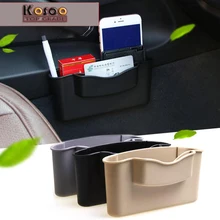 KOSOO car styling puerta de la caja de caja de almacenamiento de rack para el automóvil bolsa de almacenamiento caja de salida de aire del coche vehículo multi función de teléfono caja