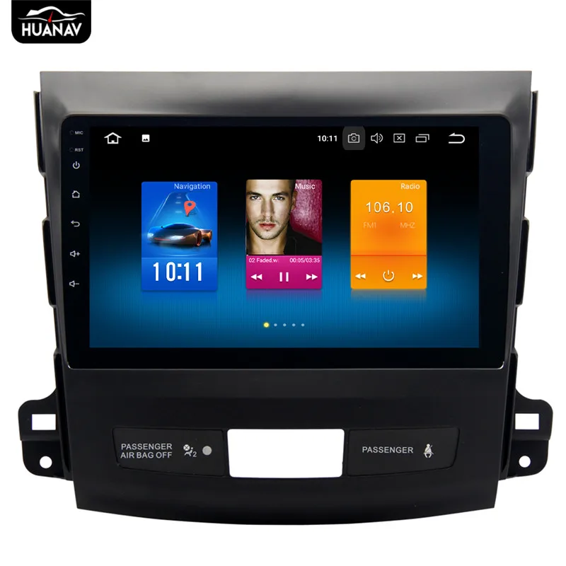 Автомобильный DVD плеер Android 2007 GPS навигация для Mitsubishi Outlander 2011 Авторадио