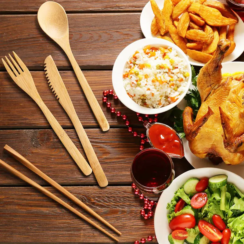 bamboo flatware