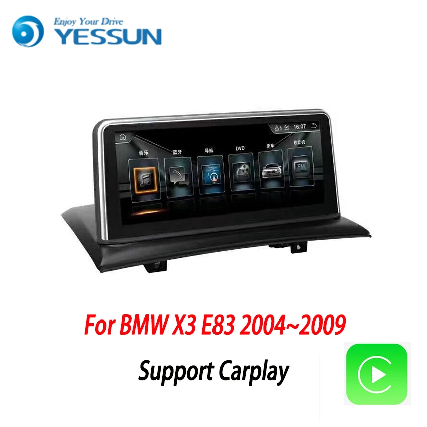 Discount YESSUN Android Radio Car multimedia Player For BMW X3 E83 2004~2009 stereo radio multimedia GPS navigation with WIFI Bluetooth 2