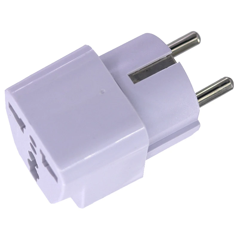 2019 Universal China EU Plug Adapter Electrical Plugs for Home Office Travel High quality White