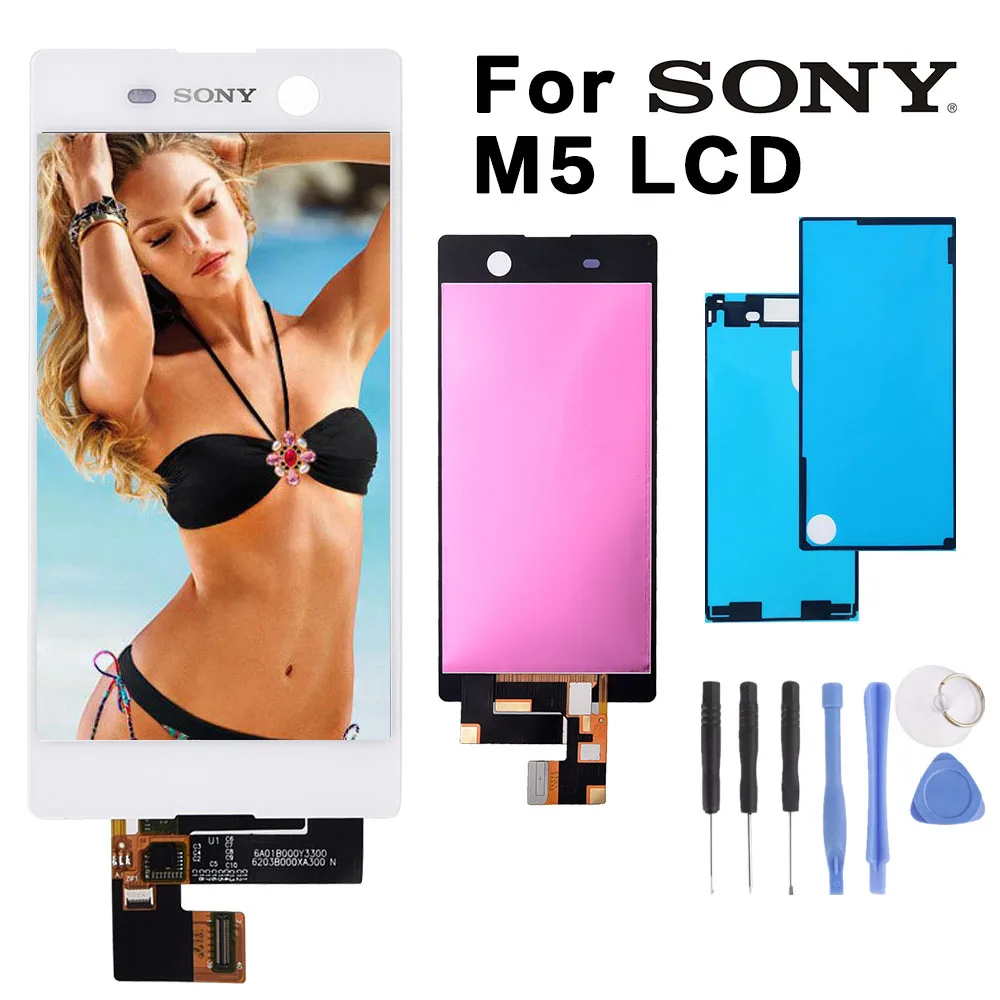 ЖК-дисплей 5 0 ''для Sony Xperia M5 с сенсорным экраном и дигитайзером E5603 E5606 E5653 |