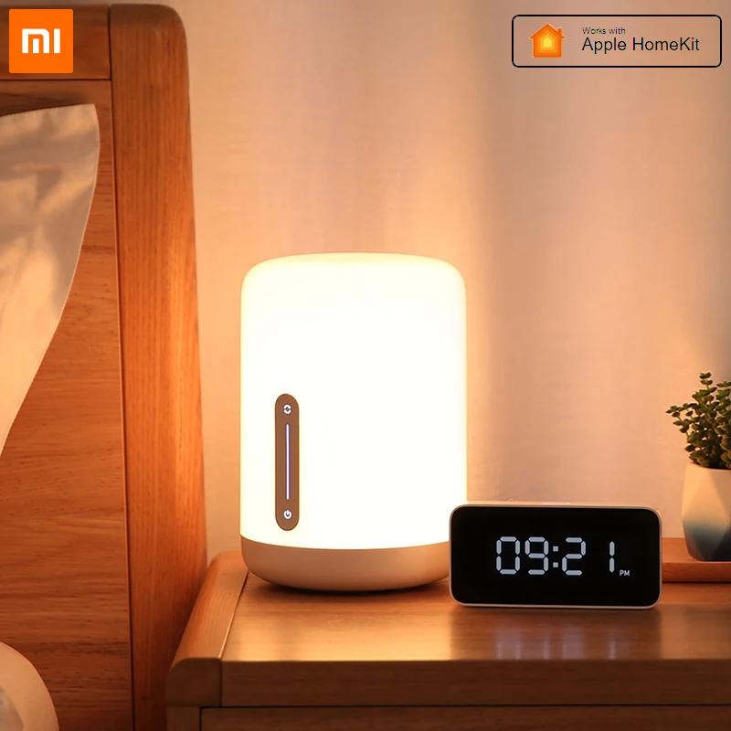 Прикроватная лампа Xiaomi Mijia 2 умный светодиодный ночник красочный 400 лм Bluetooth Wi Fi