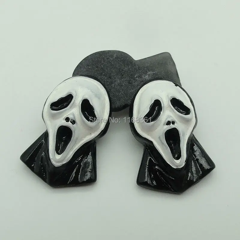 1pcs/lot resin flat back glitter Christmas father 31mm Cabochons Hair Bow Center DIY Christmas decration C111-3