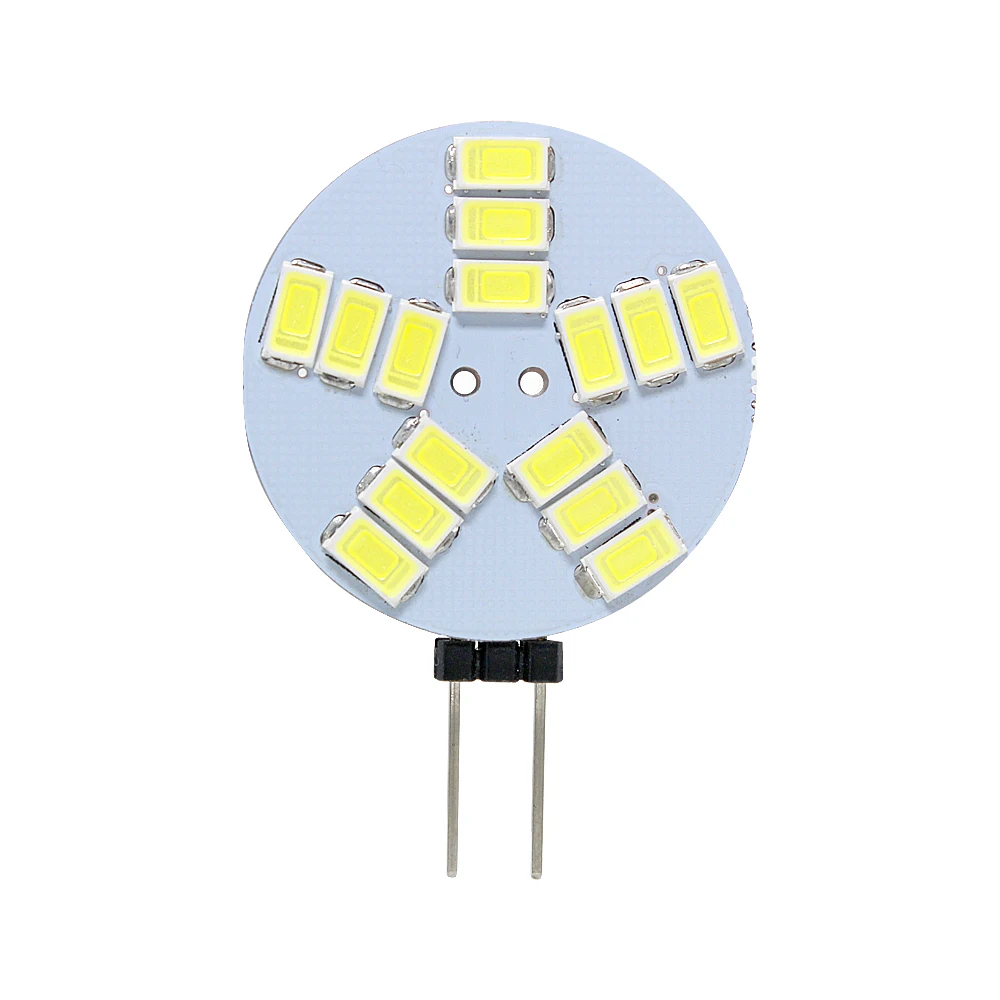 Светодиодный прожектор G4 3 Вт 12 в перем. Тока 15 SMD 5730 для лодки прозрачный