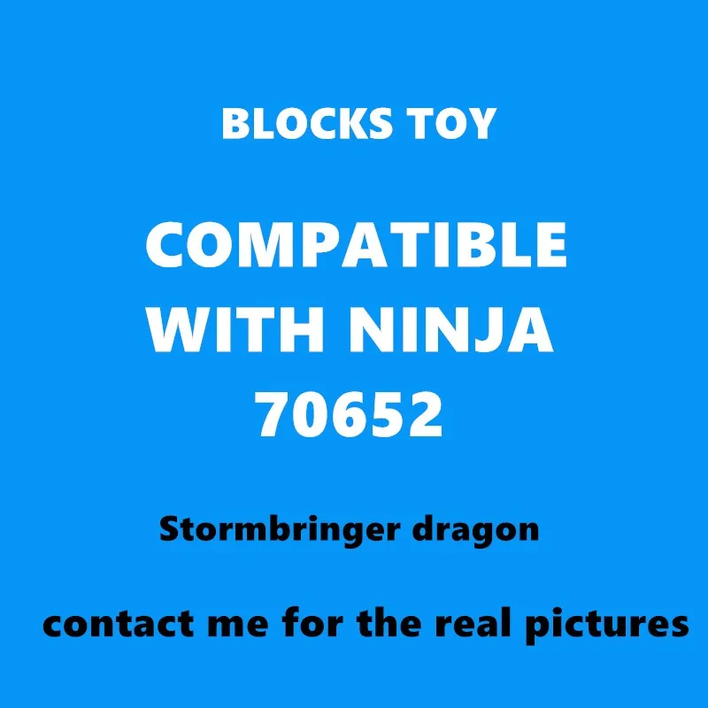 511 шт 70652 Stormbringer Lightning синий дракон набор мини фигурки строительные блоки игрушки