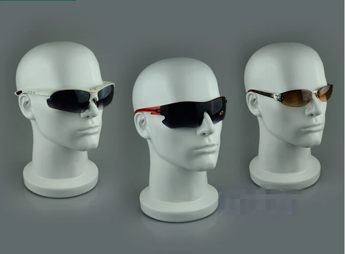 

Free Shipping!!New Fiberglass Male Mannequin Head Mannequin Fiberglass Gloss White Head Mannequin Hot Sale
