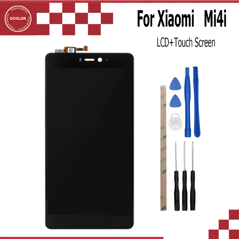 ЖК дисплей ocolor для Xiaomi Mi4i сенсорный экран в сборе Идеальная замена Mi 4i +