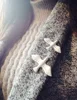 Broche Vintage blanche en forme d'hirondelle pour femmes, accessoire à la mode, en acrylique, avec animaux, colombe, oiseaux, tendance 2022 ► Photo 2/4