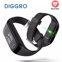 Diggro H3 Smart Band монитор сердечного ритма Bluetooth Браслет фитнес-трекер здоровья Шагомер Браслет для iPhone IOS Android