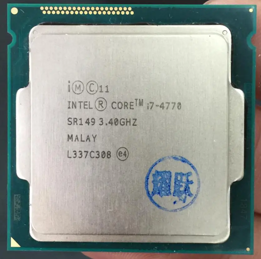 baratas PC computador Intel Core Processador I7 4770 I7 4770 CPU LGA 1150 Desktop Processador cpu Quad Core 100% funcionando corretamente