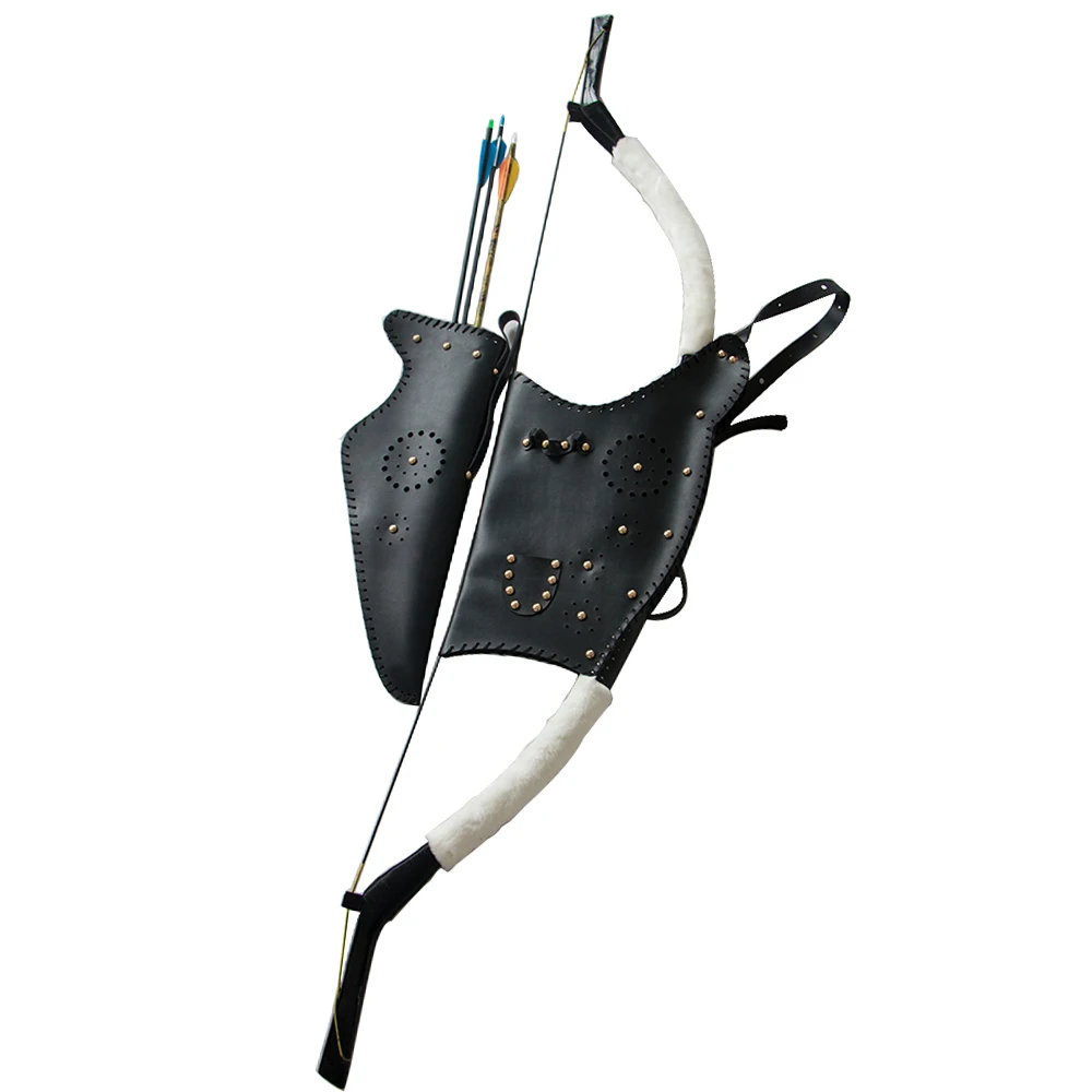 archery hunting bow bag arrow quiver for traditional recurve bowin Bow