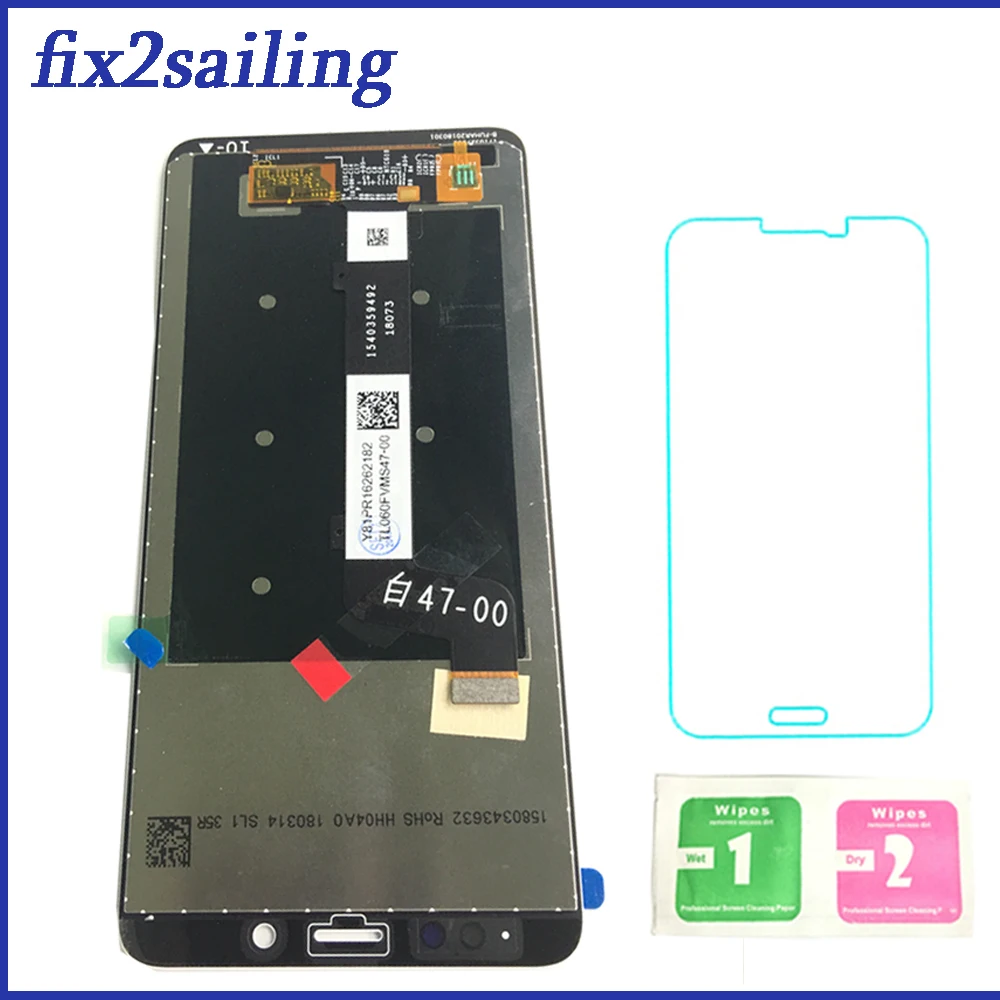 

100% Tested 6.0" Replacement Parts For Xiaomi Redmi note 5 LCD Display Touch Screen Digitizer Assembly - Black White