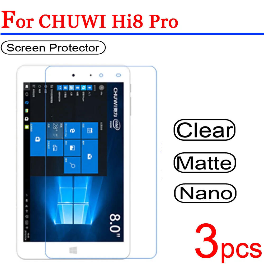 Tablet Tempered Glass Screen Protector Cover For CHUWI Hi8 Pro 8.0/"