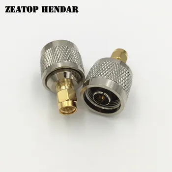 

50Pcs Brass SMA Male Plug to N Male Plug Straight RF Coaxial Connector Adapter