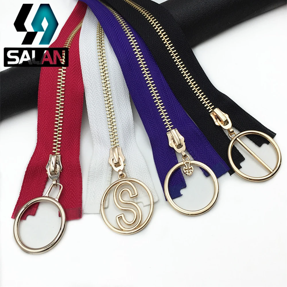 Spot wholesale metal copper zipper zipper down jacket jacket zipper