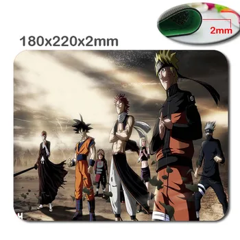 

Custom naruto shippuden New Arrivals Rectangle Rubber Gaming Large Soft Mouse Pad Mat Non-slip accessory luxury 220*180*2mm