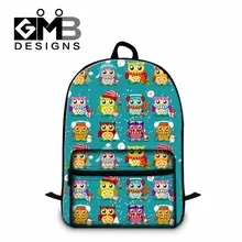 Mignon Ordinateur Portable Sacs À Dos pour les Filles, Hibou Motif Sacs D’école pour les Élèves de Collège, Collège Cartables, Mode jour Pack, léger