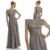 Vestido de Madrinha 2016 Mother of Bride Dress O neck Short Sleeve